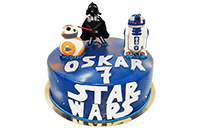 Tort Star Wars z trzema figurkami