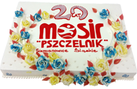 Tort 20-lecie MOSIR Pszczelnik