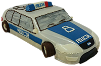 Radiowóz policyjny 3D