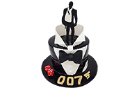 Tort 2-piętrowy Agent 007 James Bond