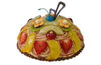 Tort śmietankowo-owocowy Fantazja